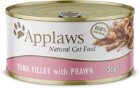 APPLAWS Natural Cat Food Tuna fillet with prawn - nat kattenvoer - 156g