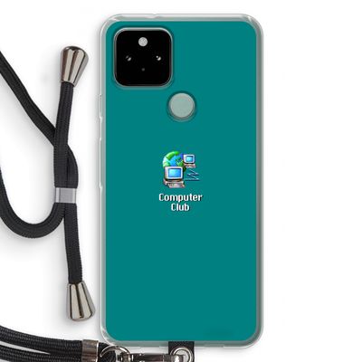 Win98: Pixel 5 Transparant Hoesje met koord