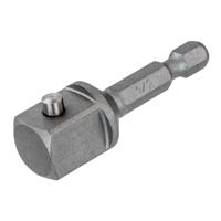 DeWALT DT7512 IMPACT slagschroefadapter 1/4" zeskant naar 1/2" vierkant