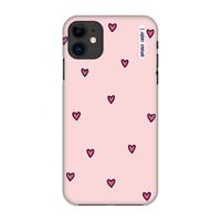 Hartjes: Volledig geprint iPhone 11 Hoesje