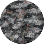 Vloerkledenwinkel - Rond Vloerkleed Moooi Vloerkleed Memento Moooi Medley Round Dusk Wool - 250 cm rond