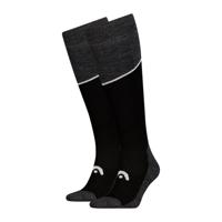 HEAD Skisokken Kneehigh 2-pack Black / Grey Melange-35/38
