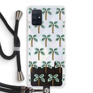 Paradise: Samsung Galaxy A71 Transparant Hoesje met koord