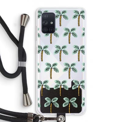 Paradise: Samsung Galaxy A71 Transparant Hoesje met koord