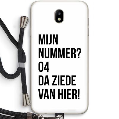 Da ziede van hier: Samsung Galaxy J7 (2017) Transparant Hoesje met koord