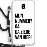 Da ziede van hier: Samsung Galaxy J7 (2017) Transparant Hoesje met koord