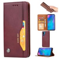 Kaartenset Huawei P30 Pro Wallet Case - Wijnrood