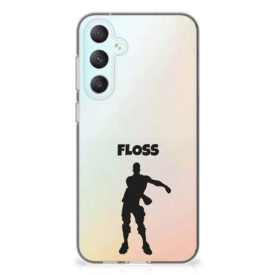 Samsung Galaxy S23 FE Telefoonhoesje met Naam Floss Samsung Galaxy S23 FE Telefoonhoesje met Naam Floss