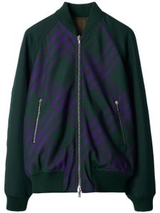 Burberry veste bomber à design réversible - Marron