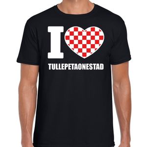 Carnaval I love Tullepetaonestad t-shirt zwart voor heren