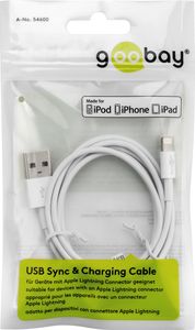 Lightning USB-kabel för laddning och synkronisering12431