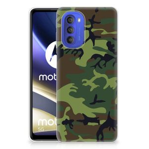 Motorola Moto G51 5G TPU bumper Army Dark