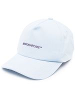 MONOCHROME logo-print cotton baseball cap - Bleu - thumbnail