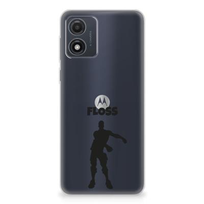 Motorola Moto E13 Telefoonhoesje met Naam Floss Motorola Moto E13 Telefoonhoesje met Naam Floss