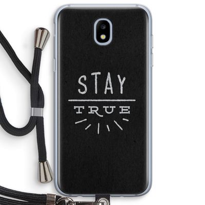 Stay true: Samsung Galaxy J5 (2017) Transparant Hoesje met koord