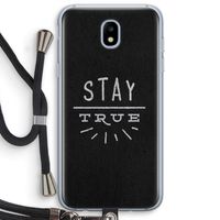 Stay true: Samsung Galaxy J5 (2017) Transparant Hoesje met koord