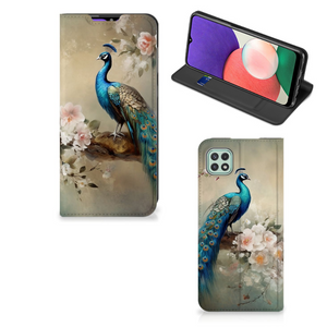 Hoesje maken voor Samsung Galaxy A22 5G Vintage Pauwen