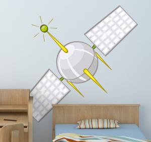 Muursticker Kinderkamer Satelliet