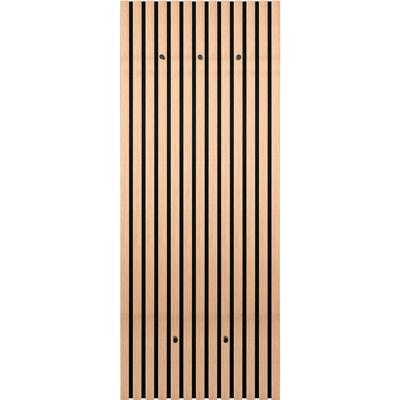 Kapstok - Trion Geve - Wandgarderobe - 50x125cm - Eiken - MDF