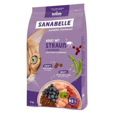 BOSCH Sanabelle Adult Poultry Ostrich & blueberries - droog kattenvoer - 2kg