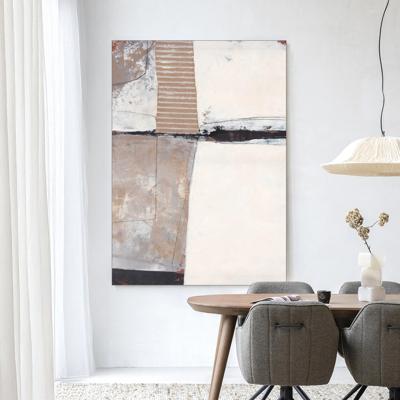 Urban Cotton Wandkleed 'Abstract 5' 80 x 110cm in Frame - black