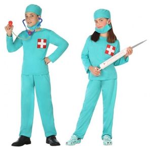 Chirurg/dokter uniform kostuum voor jongens en meisjes 140 (10-12 jaar)  -