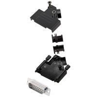 encitech D45ZK15-BK-DBP-W-K 6355-8103-02 D-sub male connectorset 45 ° Aantal polen: 15 Soldeerkelk 1 stuk(s)