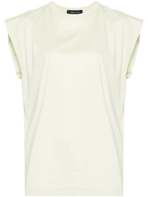 Fabiana Filippi t-shirt à design sans manches - Vert
