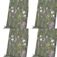 Kussen hoog universeel ca. 120x50 cm Donna green canvas Eco plus natural outdoor finishing (4 stuks) Madison - Madison