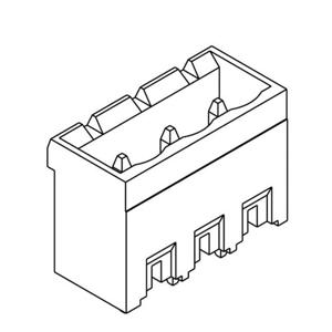 TE Connectivity 796636-2 Female behuizing (board) Totaal aantal polen 2 Rastermaat: 5.08 mm 1 stuk(s)