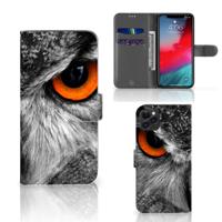 Apple iPhone 11 Pro Max | Telefoonhoesje | Met pasjeshouder | Uil