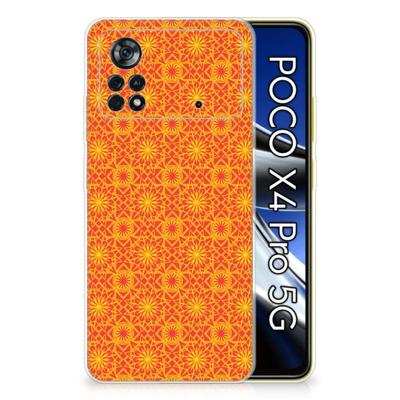 Xiaomi Poco X4 Pro 5G | TPU bumper | Batik Oranje