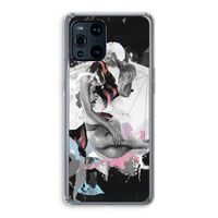 Camouflage de sommeil: Oppo Find X3 Transparant Hoesje