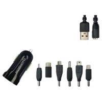 Oplader + connectorkit - THOMSON - AC-lader - 12/24 V - 6 connectoren - 2A - 1 m kabel