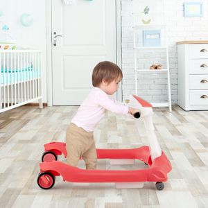Baby Loopfiets Opvouwbare Loopfiets met Instelbare Hoogte en Snelheid Muziek Doosje Licht en Comfortabel Zitkussen Leeftijd van 6 - 18 Maanden