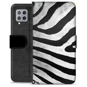 Samsung Galaxy A42 5G Premium Portemonnee Hoesje - Zebra