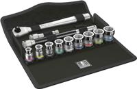 Wera 8100 SB HF 1 Zyklop Metal-ratelset, omschakelpal, 3/8"-aandrijving, met vasthoudfunctie, metrisch, 13-delig - 1 stuk(s) - 05003785001