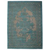 Vintage Vloerkleed Marakesh - Turquoise - 80 x 150 cm
