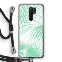 Palmbladeren: Xiaomi Redmi 9 Transparant Hoesje met koord