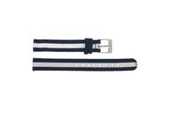 Horlogeband Lacoste 2000316 / LC-06-3-14-0011 Leder Blauw 13mm