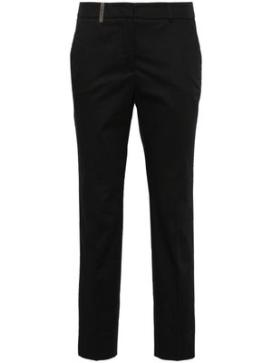 Peserico pantalon slim à coupe courte - Noir