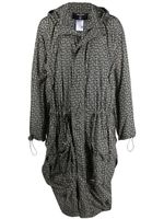 Balmain imperméable à capuche - Noir