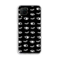 Eye pattern #3: Huawei P40 Lite Transparant Hoesje