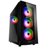 Sharkoon TG5 Pro RGB Midi-tower PC-behuizing Zwart