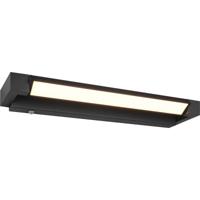 LED Wandlamp - Wandverlichting - Trion Fabio - 9W - Aanpasbare Kleur - Touchdimmer - Mat Zwart - Aluminium