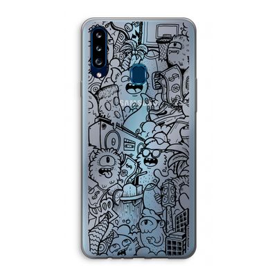 Vexx Black City : Samsung Galaxy A20s Transparant Hoesje
