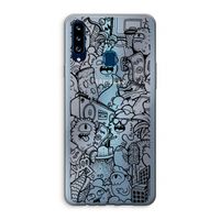 Vexx Black City : Samsung Galaxy A20s Transparant Hoesje