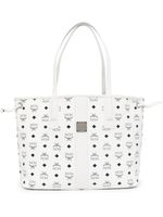 MCM sac à main Liz à motif monogrammé - Blanc