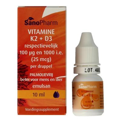Sanopharm Vitamine K2 D3 emulsan