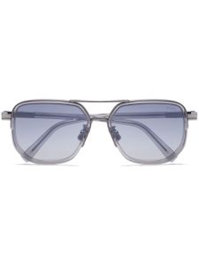 Zegna lunettes de soleil à monture transparente - Violet